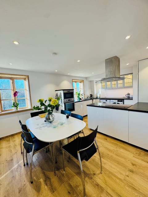 Oven, stovetop, dishwasher, electric kettle