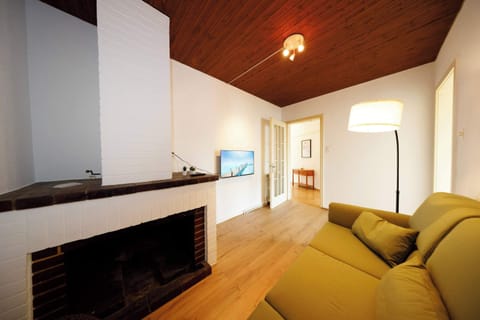 A warm fireplace, ideal for those cold nights