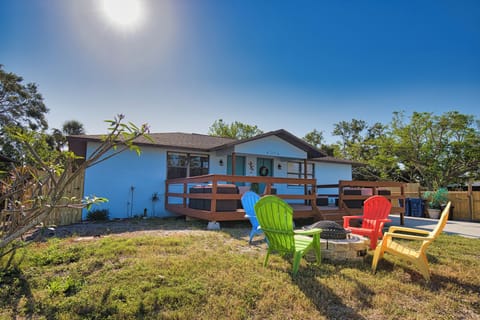 Front of Duplex.  Unit A is on the left