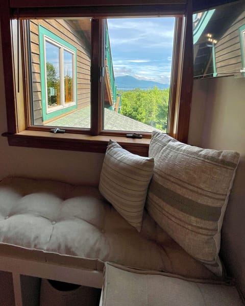 View from window seat.