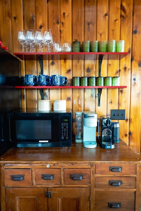 Make yourself a cup of coffee, espresso, or latte on us!