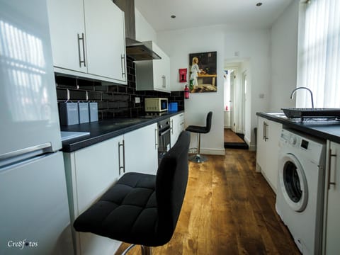 Shared fridge, microwave