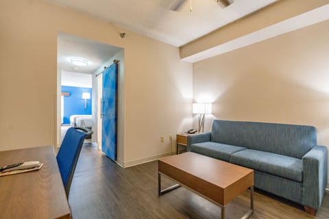 In-room safe, desk, laptop workspace, iron/ironing board