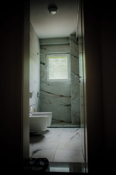 Double Room, Balcony, Mountain View | Bathroom | Towels, soap, toilet paper