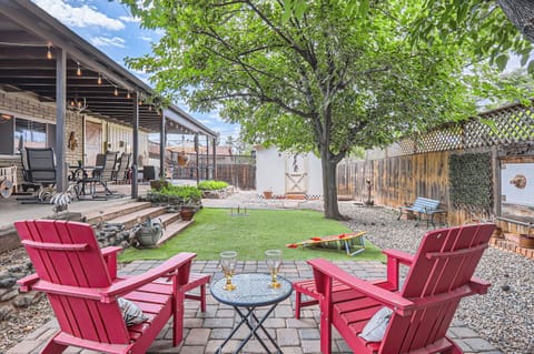2 comfy adirondack chairs