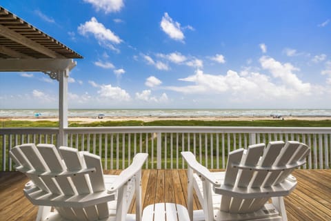 Enjoy incredible ocean views from the upper patio.