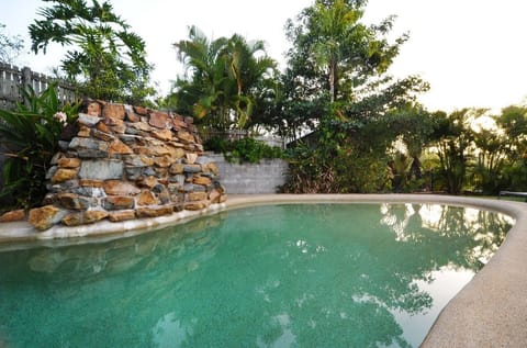 Swimming pool in complex