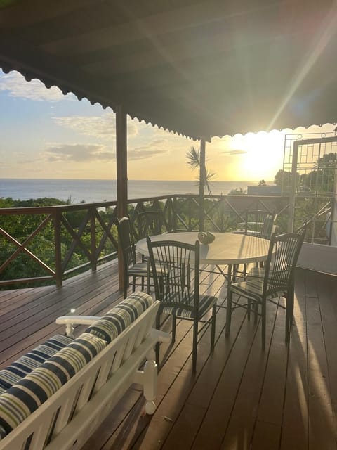 Stunning sunset from the deck