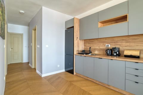 Luxury Apartment, Sea View | Private kitchen | Espresso maker, coffee/tea maker, electric kettle