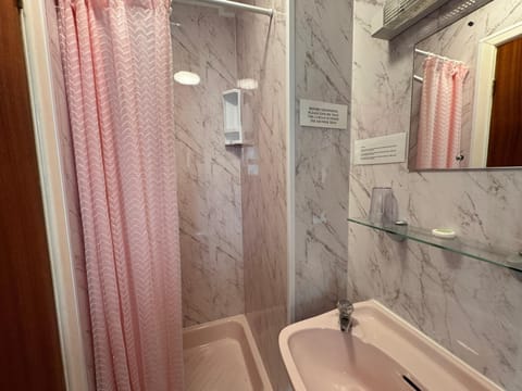 Basic Double Room, 1 Double Bed | Bathroom | Shower, free toiletries, hair dryer, towels