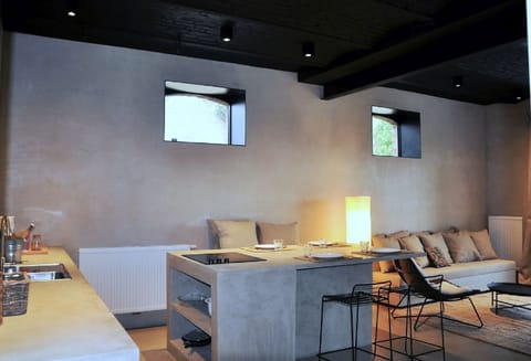 Design Studio, 2 Bedrooms, Refrigerator, Garden View | Living area | Flat-screen TV