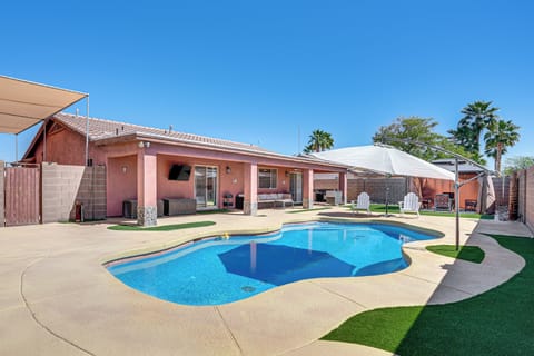 Yuma Vacation Rental | 3BR | 2BA | 1,292 Sq Ft | Small Step to Enter