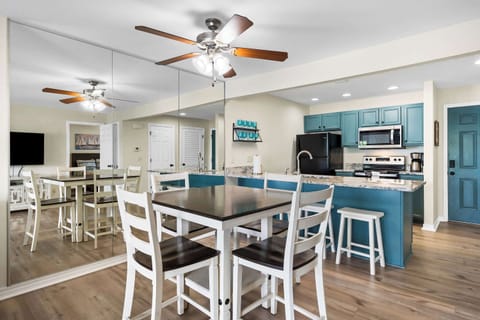 Dining table with seating for 4