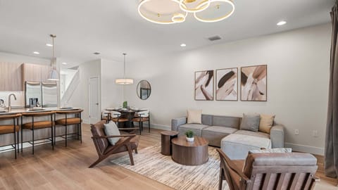 Contemporary Living Room with Modern Furnishings