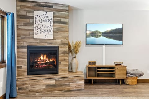 Enjoy a night by the Fireplace