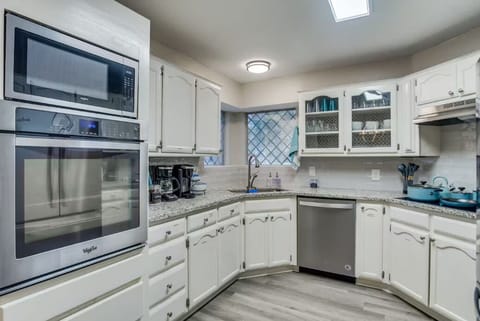 Fully stocked kitchen