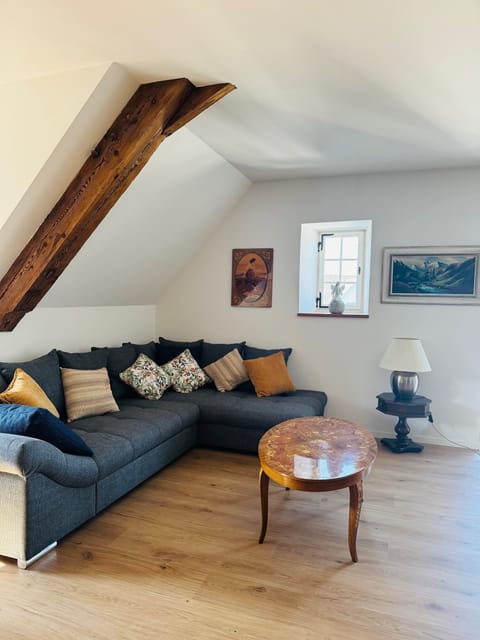 Deluxe Studio, City View | Living area