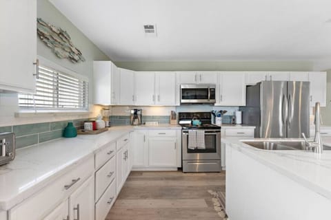 Whip up delicious meals in this charming kitchen