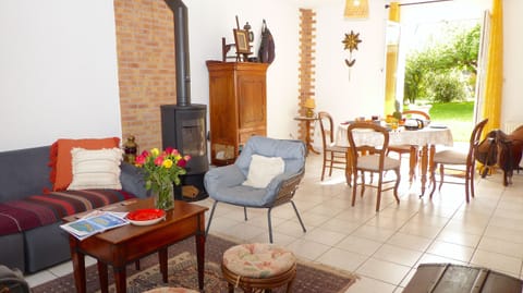 view of the living room of this friendly cottage