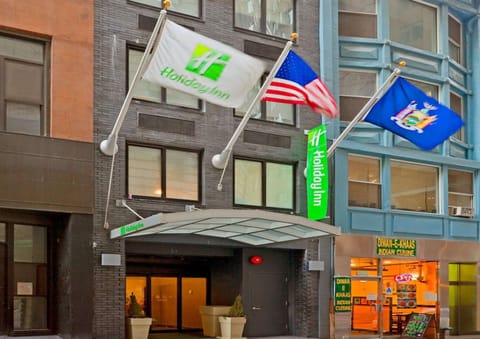 Daytime view of Holiday Inn entrance