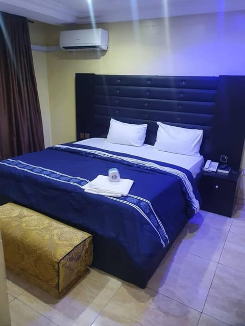 Basic Room | Desk, laptop workspace, iron/ironing board