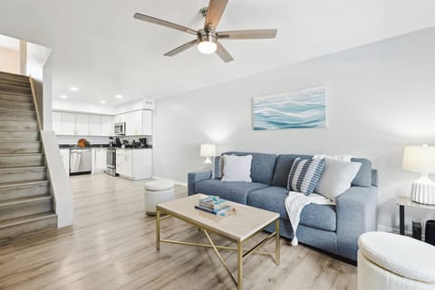 Perfect spot to hang out and gather before heading out on a day at the beach