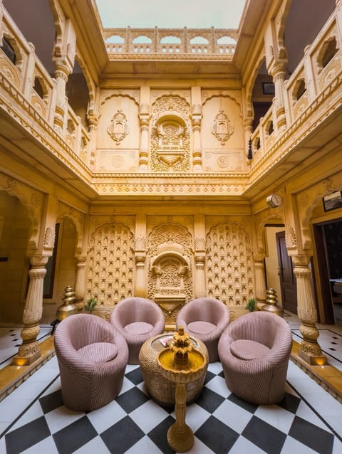 Interior entrance