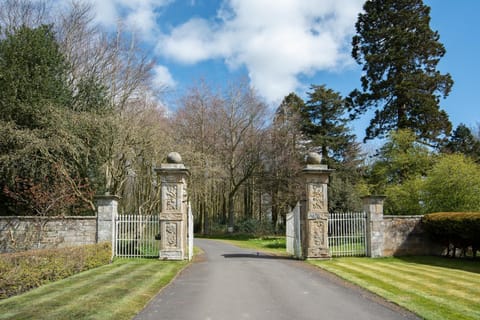 The West Wing, Capheaton - entrance to the traditional rural Estate in the heart of Northumberland