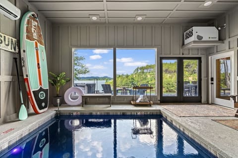 Private indoor heated pool