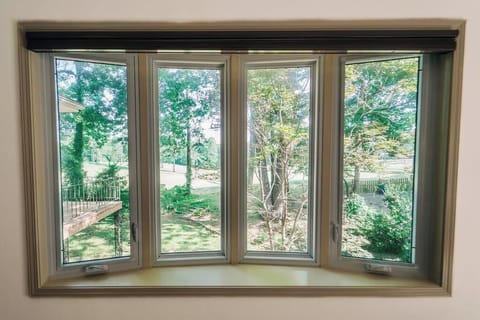 View from master bedroom on main floor 