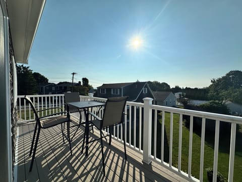 Balcony facing ocean