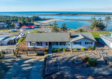 Arial view of the Front of the House