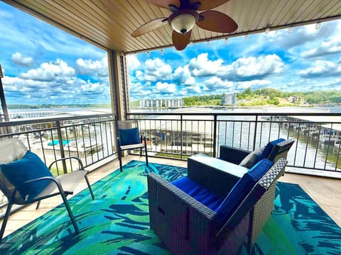 Maximize your lake experience with this spacious, covered deck — ideal for morning coffee or sunset cocktails.