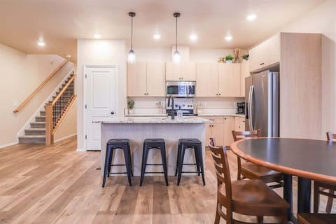 3 Barstools at Kitchen Island