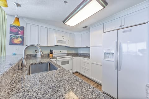 Fully stocked kitchen