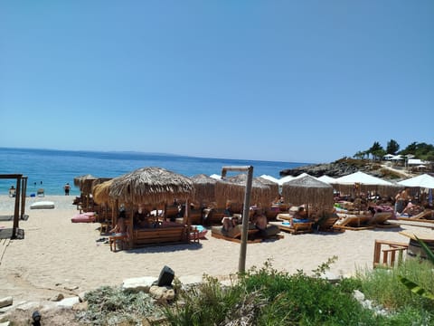 Beach nearby, white sand