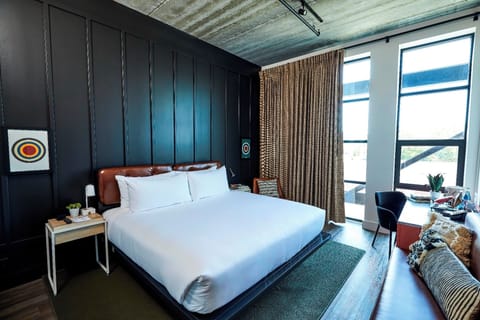 Arrive and instantly relax in a stylish king bed retreat.