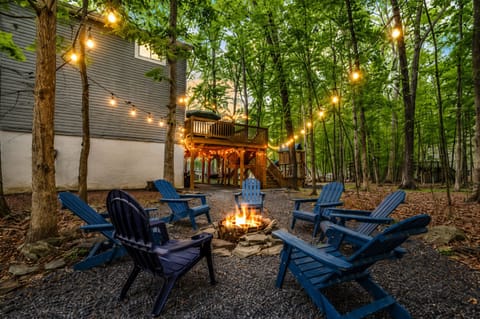 Outside fire pit for group gatherings