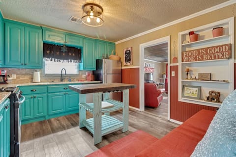 Fully stocked kitchen