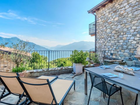 Home, Balcony, Mountain Range, Porch, Chair, Hill Station, Outdoor Furniture, Valley, Ridge, Alps