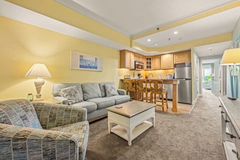 Living Area with Queen Sleeper Sofa