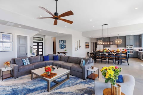 Expansive and Open Living Room