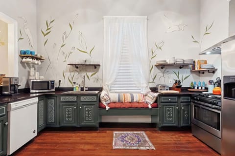 Fully Equipped Chef's Kitchen with Espresso Machine and Drip Coffee