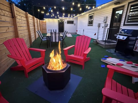Relax by the fire pit after a long day!