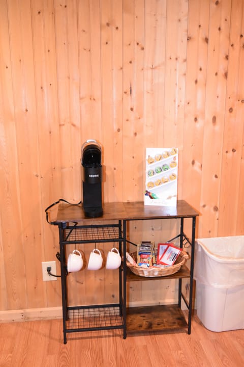 Coffee kiosk, ready to help you fight the morning scaries