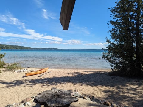 OVERVIEW:  The gorgeous beach front of Crystal Lake, great for swimming and kayaking 