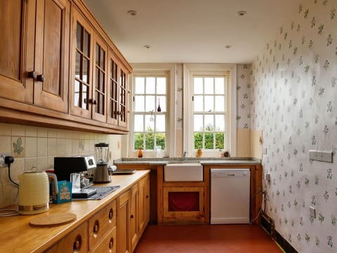 Kitchen, Cabinetry, Interior Design, Flooring, Furniture, Countertop, Wood, Kitchen Appliance, Drawer, Floor