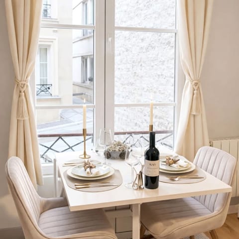 Classic Apartment, Courtyard View | Living area | 80-cm Smart TV with digital channels