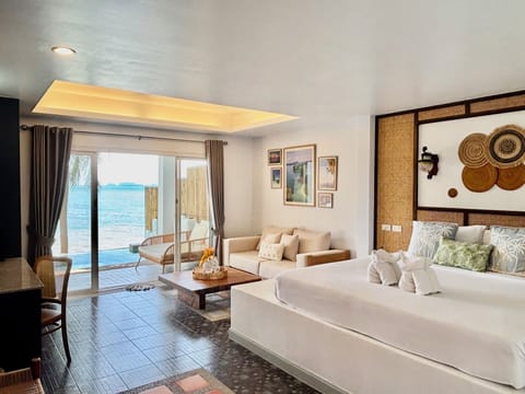 Studio, Private Pool, Partial Ocean View | In-room safe, desk, iron/ironing board, free WiFi