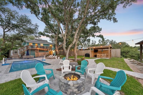 A true backyard dream escape with all the fun amenities 